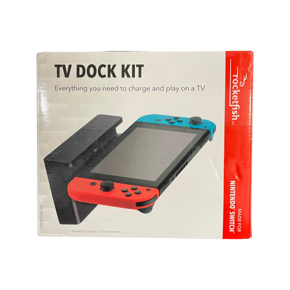 Rocketfish™ - RF-NSDKHU TV Dock Kit for Nintendo Switch - Black - Picture 4 of 10